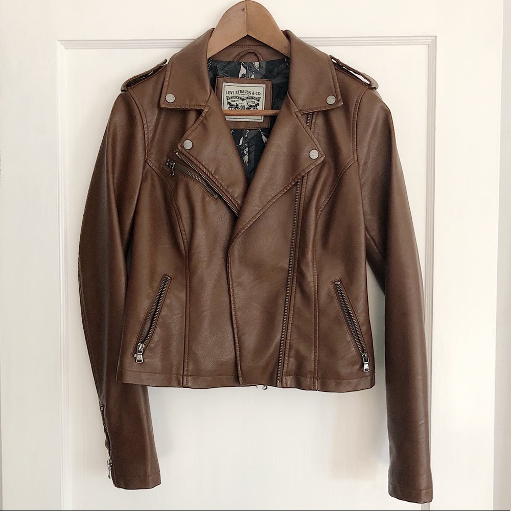 Cognac Moto Jacket